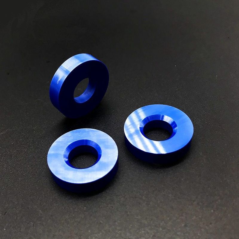 Zirconium Oxide Zro2 Blue Zirconia Ceramic Ring Sealing Durability High Precision Polished 02B11